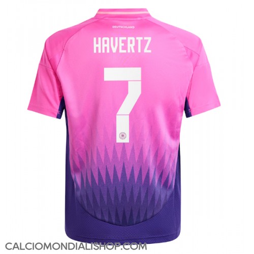 Maglie da calcio Germania Kai Havertz #7 Seconda Maglia Europei 2024 Manica Corta